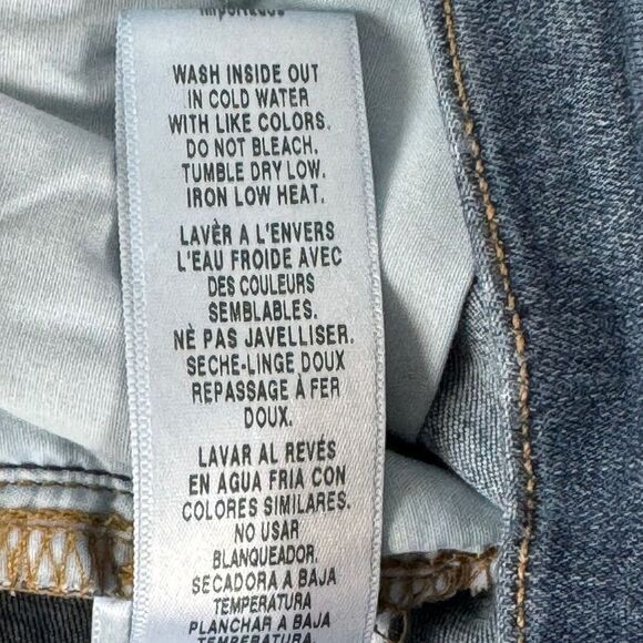 Frame Denim Le High Skinny Sulham Wash Triangle Raw Hem Jeans Sz 23 - Picture 5 of 12